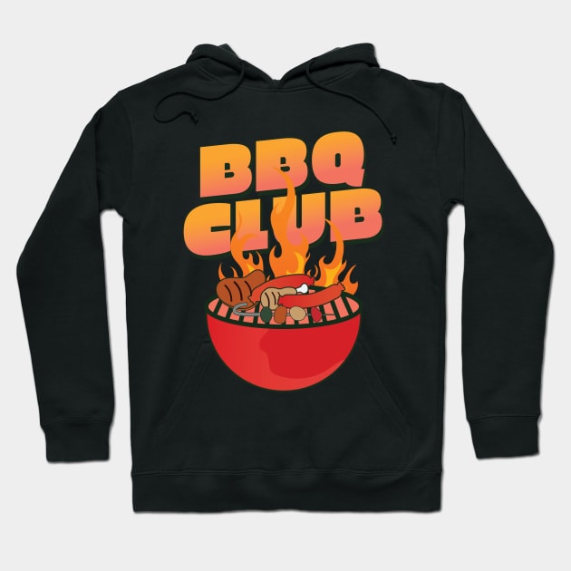 Barbeque Club Hoodie by Moderate Rock